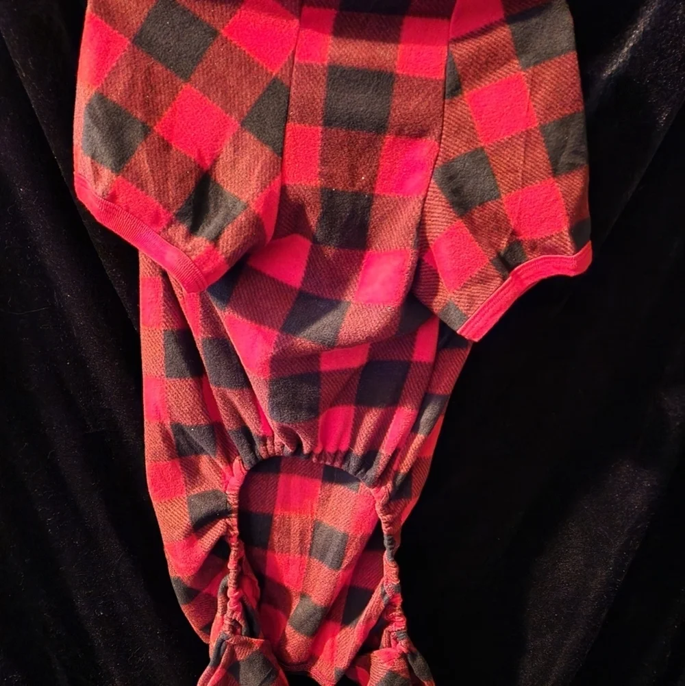 Dog Outfit Red & Black